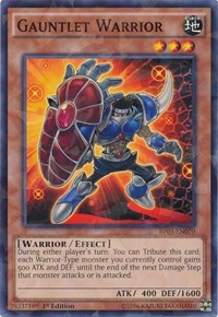 Gauntlet Warrior (Shatterfoil) #BP03-EN070