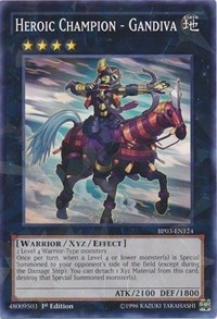 Heroic Champion - Gandiva (Shatterfoil) #BP03-EN124