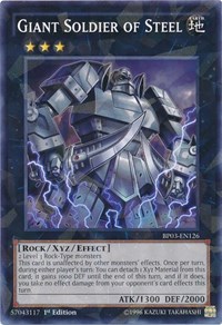 Giant Soldier of Steel (Shatterfoil) #BP03-EN126