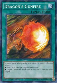 Dragon's Gunfire (Shatterfoil) #BP03-EN141