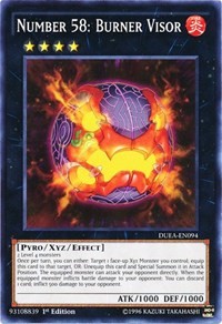 Number 58: Burner Visor #DUEA-EN094