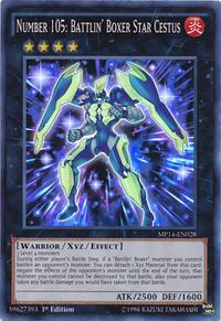 Number 105: Battlin' Boxer Star Cestus #MP14-EN028