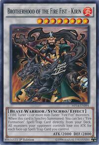 Brotherhood of the Fire Fist - Kirin #MP14-EN094