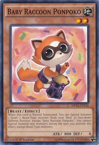 Baby Raccoon Ponpoko #MP14-EN136