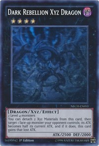 Dark Rebellion Xyz Dragon (Ghost Rare) #NECH-EN053