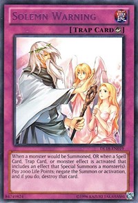 Solemn Warning (Purple) #DL18-EN019