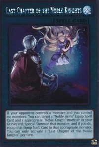 Last Chapter of the Noble Knights #NKRT-EN017