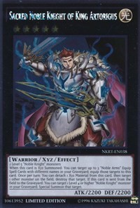 Sacred Noble Knight of King Artorigus #NKRT-EN038