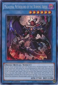 Malacoda, Netherlord of the Burning Abyss #SECE-EN085
