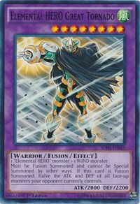 Elemental HERO Great Tornado #SDHS-EN045