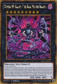 Number 95: Galaxy-Eyes Dark Matter Dragon #PGL2-EN015