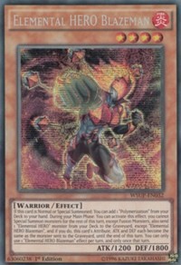 Elemental HERO Blazeman #WSUP-EN032