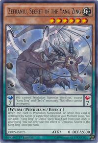 Zefraniu, Secret of the Yang Zing #CROS-EN025