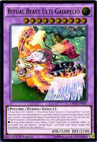 Ritual Beast Ulti-Gaiapelio (UTR) #CROS-EN045