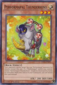 Performapal Thunderhino #CROS-EN096