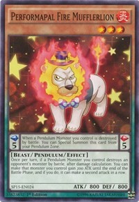 Performapal Fire Mufflerlion #SP15-EN024
