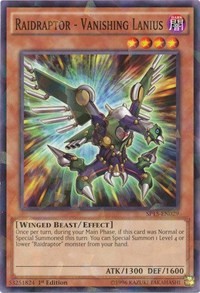 Raidraptor - Vanishing Lanius (Shatterfoil) #SP15-EN029