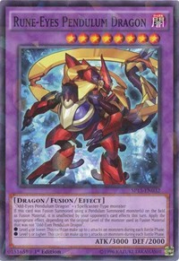 Rune-Eyes Pendulum Dragon (Shatterfoil) #SP15-EN032